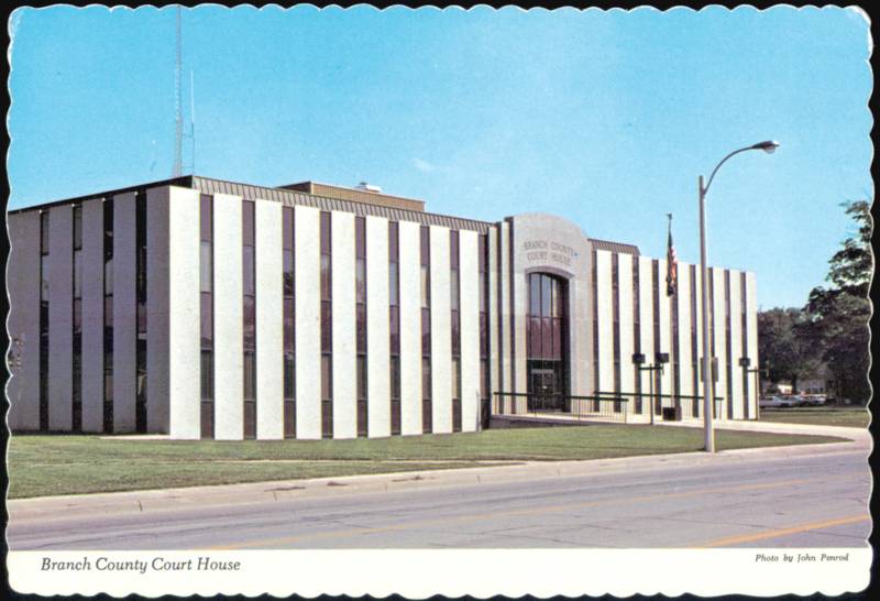 Branch County Court House Coldwater Michigan John Penrod