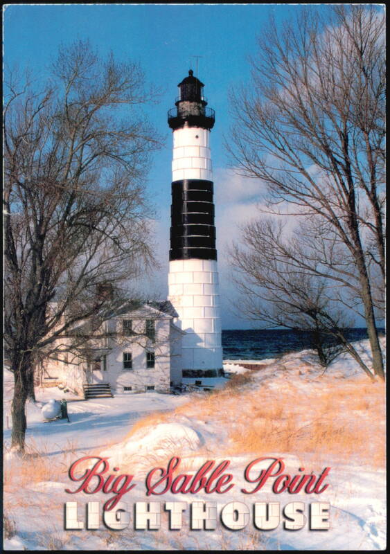 Big Sable Point Lighthouse in Winter Ludington Michigan