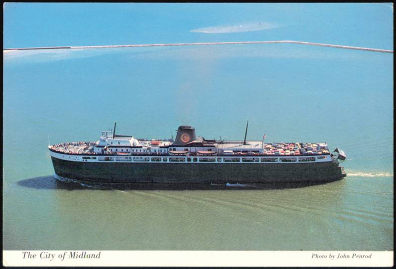 The City of Midland Ferry on Lake Michigan Ludington