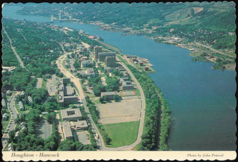 Michigan Technological University Campus & Portage Ship Canal Houghton