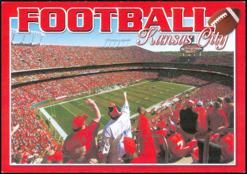 Football Stadium Fans in Stands Kansas City Missouri