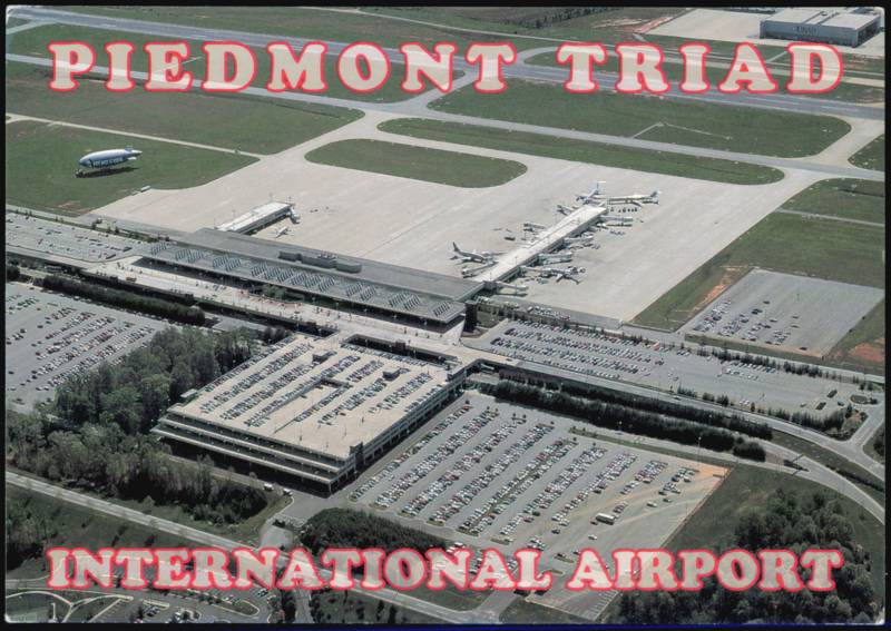 Piedmont Triad International Airport Terminal and Parking Greensboro North Carolina