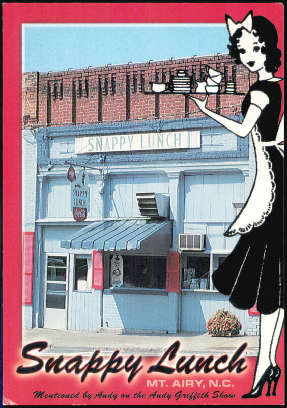 Snappy Lunch - Home of Famous Pork Chop Sandwich Mount Airy North Carolina