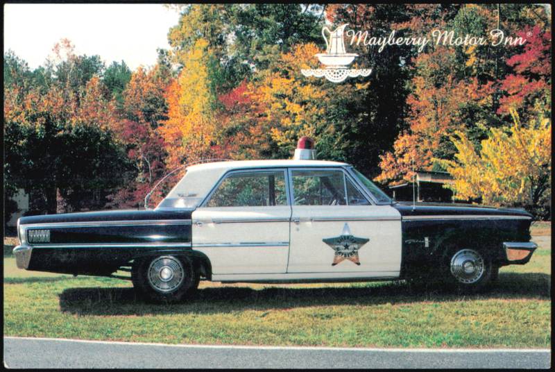 Mayberry Motor Inn Sheriff Car Mount Airy North Carolina