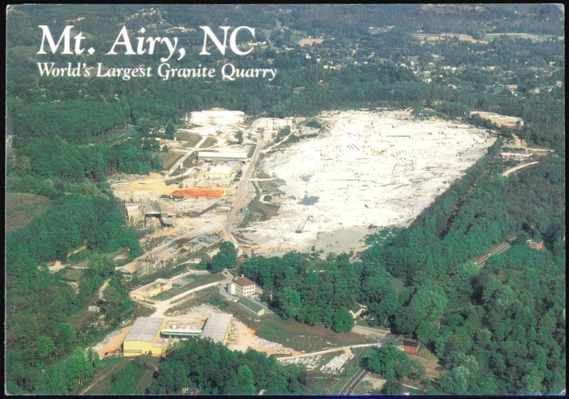 Mt. Airy, NC World's Largest Granite Quarry Mount Airy North Carolina