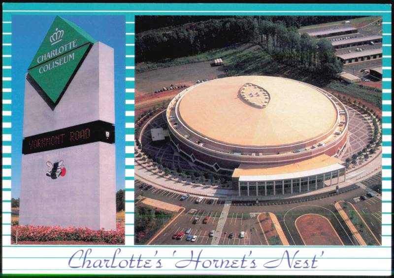 Charlotte Coliseum - Home of the Charlotte Hornets North Carolina