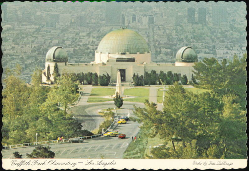 Griffith Park Observatory and Los Angeles Basin View California