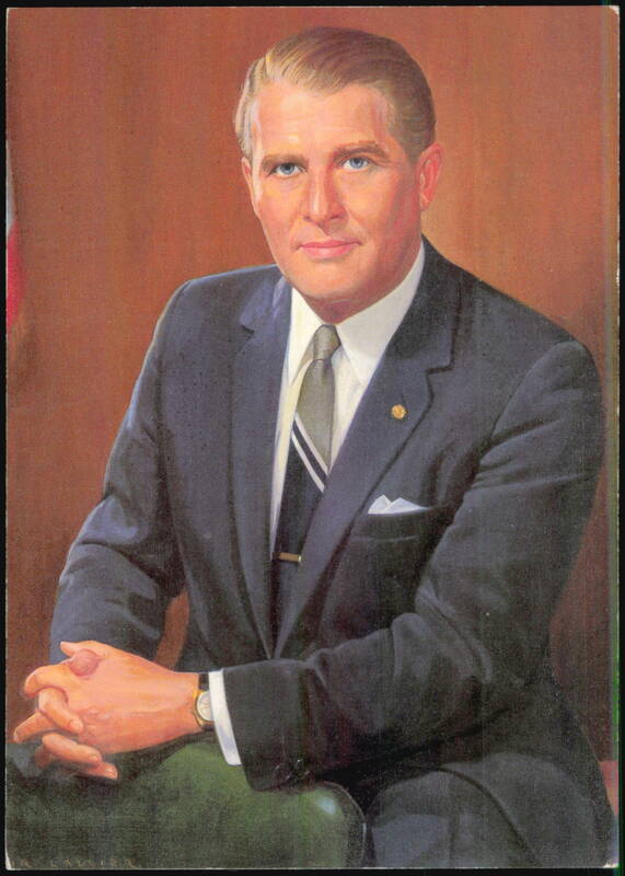 Dr. Wernher von Braun Rocket Scientist Portrait Huntsville Alabama