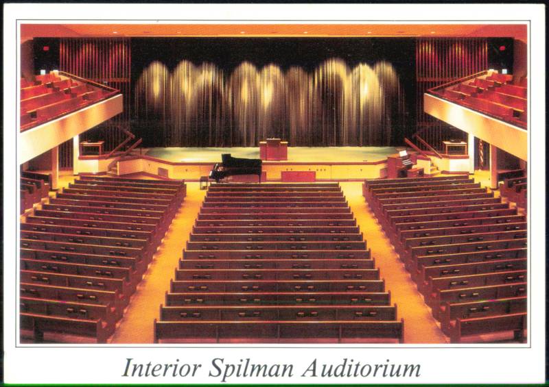 Interior Spilman Auditorium Ridgecrest Baptist Center North Carolina