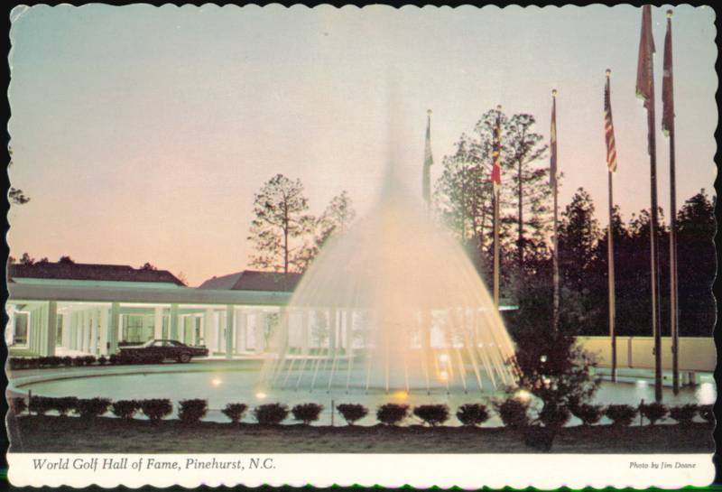 World Golf Hall of Fame Fountain and Shrine Pinehurst North Carolina