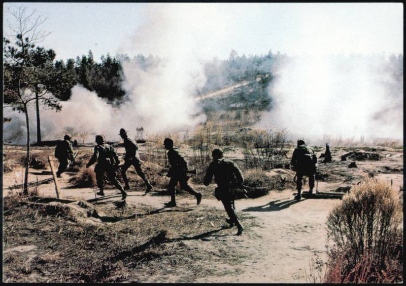 Fort Jackson Anzio Range Infantry Smoke Training Exercise Columbia South Carolina
