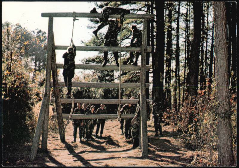 Trainees on Victory Lane Confidence Course Columbia South Carolina