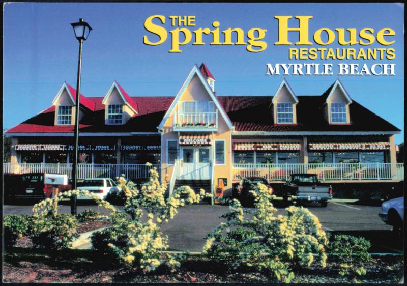 The Spring House Family Restaurants - Myrtle Beach SC South Carolina