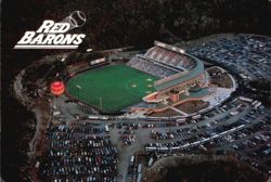 Lackawanna County Stadium Home of Scranton Wilkes-Barre Red Barons Postcard