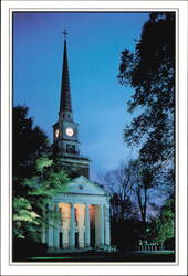 Lingle Chapel, Davidson College Presbyterian Church Postcard