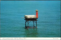 Diamond Shoals Light Off Cape Hatteras Postcard