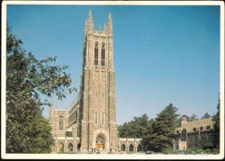 Duke Chapel at Duke University West Campus Postcard