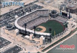 PNC Park Opening Day Aerial View Pittsburgh Pirates Postcard