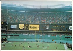 Three Rivers Stadium Play-off Game: Steelers vs. Broncos Postcard