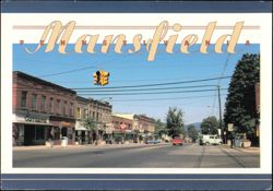 Main Street Looking North From Route 6 Postcard