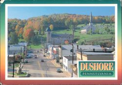 Main Shopping Area and Routes 220 and 87 Postcard