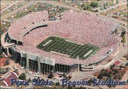Beaver Stadium Aerial View Home of Penn State Nittany Lions Postcard