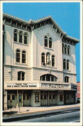 Fulton Opera House Entrance and Exterior Architecture Postcard