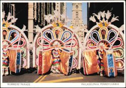 Mummers' Parade on Broad Street Postcard