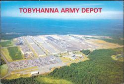 Tobyhanna Army Depot Aerial View Administration Postcard