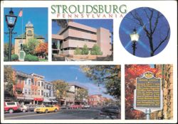 Gateway to the Pocono Mountains - Monroe County Courthouse Postcard