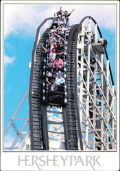 The Comet Roller Coaster Postcard