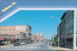 Philadelphia Street, County Seat and IUP Postcard