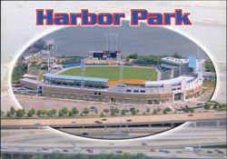 Harbor Park Stadium, Home of the Norfolk Tides Postcard