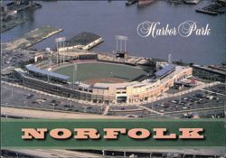 Harbor Park Stadium - Home of the Norfolk Tides Postcard