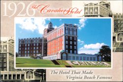 The Cavalier Hotel That Made Virginia Beach Famous Postcard