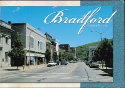 Main Street along U.S. Route 219 in Seneca Highlands Postcard