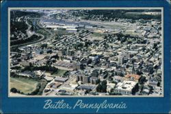 Aerial View Looking Southwest Postcard