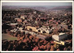 Carnegie Mellon University Aerial View Postcard