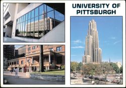 University of Pittsburgh Campus and Buildings Postcard