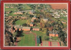 Susquehanna University Campus Aerial View Selinsgrove Postcard