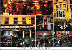 Temple Bar Pubs - Dublin's Cultural Quarter Postcard