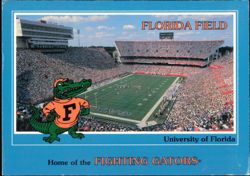 Florida Field Home of the Fighting Gators University of Florida Postcard