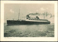 Norddeutscher Lloyd Bremen Vierschrauben-Schnelldampfer Postcard