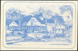 Sandpiper Seafood Restaurant Building Advertisement Postcard
