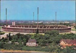 Berlin Olympiastadion, Maifeld and Stadium View Postcard