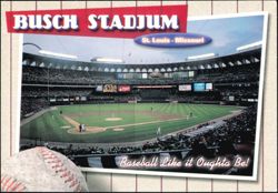 Busch Stadium - Baseball Like it Oughta Be Postcard