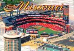 Busch Stadium and Millennium Hotel St. Louis Missouri Postcard