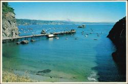 Trinidad Bay Pier and Salmon Fishing Postcard