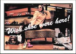 Kenneth Cole New York Wish Shoe Were Here! Advertising Postcard