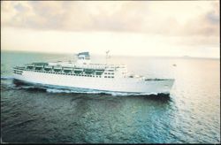 Princess Cruises Dawn Princess Luxury Cruise Ship at Sea Postcard